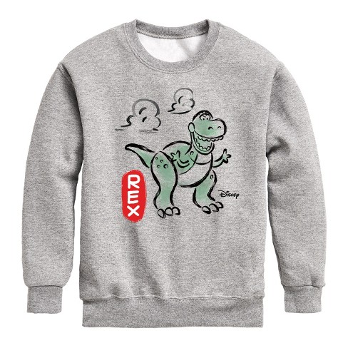 Boys' - Disney - Doodle Rex Graphic Graphic Long Sleeve Fleece Sweatshirt - image 1 of 4