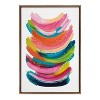 Kate and Laurel Sylvie Bright Abstract Framed Canvas by Jessi Raulet of Ettavee - 2 of 4
