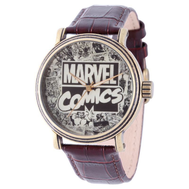 Men&#39;s Marvel Comics Antique  Alloy Vintage Watch - Brown, 1 of 8