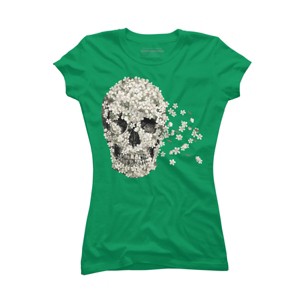 Junior's Design By Humans A Beautiful Death By igo2cairo T-Shirt - 1 of 3