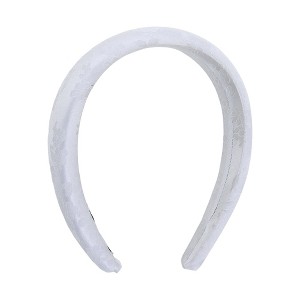 Unique Bargains Women's Elegant Retro Jacquard Wide Hairband 6.3"x5.71" 1 Pc - 1 of 3