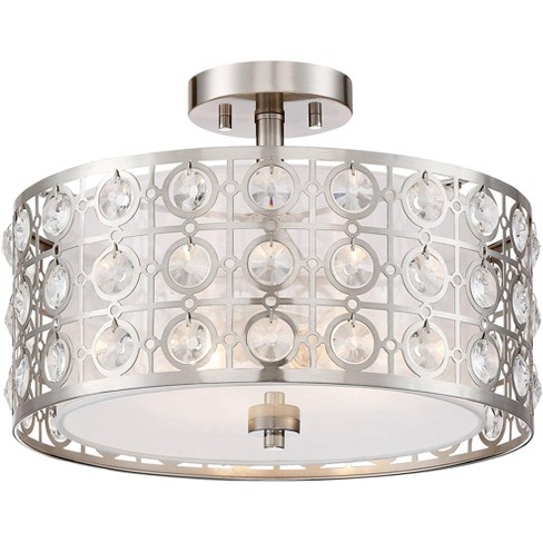 Possini Euro Design Saira Modern Ceiling Light Semi Flush Mount