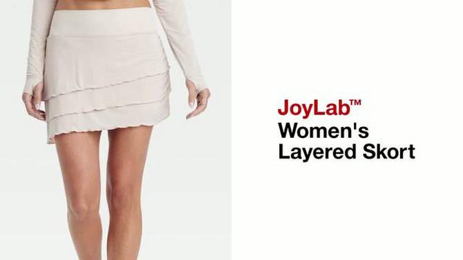 Women&#39;s Layered Skort - JoyLab&#8482;, 2 of 6, play video