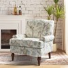Dani comfy Livingroom Armchair with Solid Wood Legs  | KARAT HOME - 2 of 4
