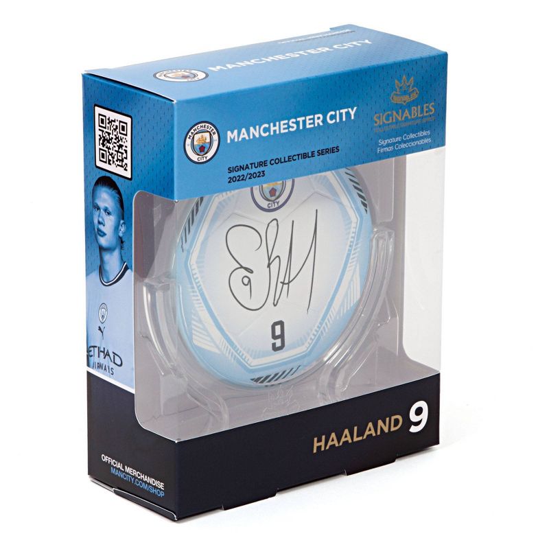 International Soccer Erling Braut Haaland Manchester City F.C. Signables Collectible Sports Memorabilia - Blue, 4 of 5
