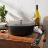 Staub Cast Iron 6.25-qt Shallow Oval Dutch Oven - 2 of 4