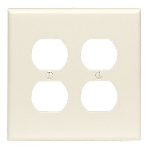 Leviton Light Almond 2 gang Thermoset Plastic Duplex Wall Plate 1 pk - 1 of 1