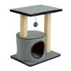 Two by Two Knoxville - Gray Scratching Post Cat Furniture - 20.9 in. Tall - 4 of 4