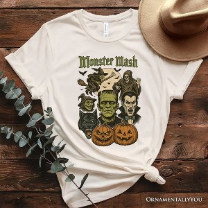 Monster Mash Classic T-Shirt, Halloween Monsters Tee for The Spooky Season Natural 2XL - 1 of 4