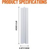 200PCS 4 FT Aluminum Radiant Floor Heat Transfer Plates For 1/2 Inch PEX Tubing - 2 of 4
