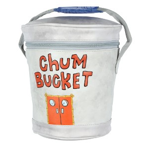 Intimo Nickelodeon SpongeBob SquarePants Lunch Box Chum Bucket Insulated Lunch Bag Tote Grey - 1 of 4