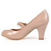 Journee Collection Womens Wendy-09-1 Round Toe High Block Heel Pumps - 2 of 4