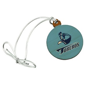 University of San Diego Toreros Mini Small Tiny Wood Christmas Tree Holiday Ornament - 1 of 4