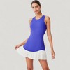 Anna-Kaci Active Women's Sleeveless Tennis Dress with Scoop Neck Fitted Bodice and Contrast Pleated Hem - 4 of 4
