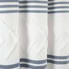 72"x72" Urban Diamond Striped Woven Tufted Eco Friendly Recycled Cotton Shower Curtain - Lush Décor - image 3 of 4