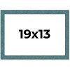 PosterPalooza | Simple Blue Picture Frame - UV Acrylic, Backing Board, Hanging Hardware Included - 2 of 4