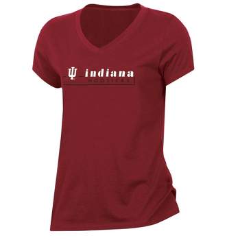 NCAA Indiana Hoosiers Women's Core V-Neck T-Shirt