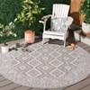 Courtyard CY8998 UV & Stain Resistant Non-Shedding Power Loomed Indoor/Outdoor Rugs - Safavieh - 2 of 4