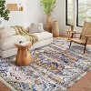 Area Rug - Soft Non-Slip Stain Resistant Throw Rugs Boho Oriental Floor Carpet for Living Room, Bedroom Nursery Dining Room - 2 of 4