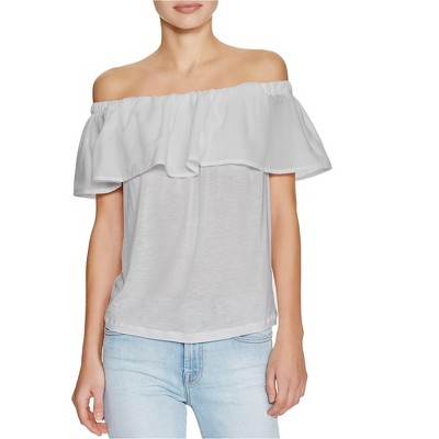 French Connection Womens Polly Plains Knit Blouse