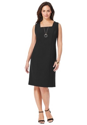 Jessica London Women's Plus Size Bi-Stretch Sheath Dress