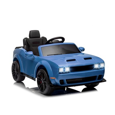Kids Electric Car | Licensed Dodge Challenger Ride-On 12V Battery-Powered Vehicle with Remote