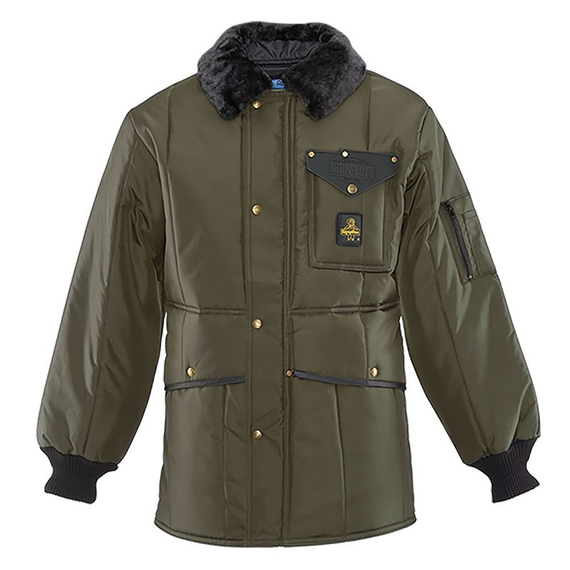 RefrigiWear Men's Iron-Tuff Jackoat Insulated Workwear Jacket with Fleece Collar, 1 of 8