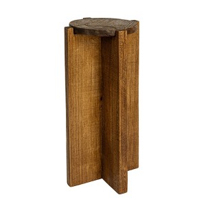 Storied Home Round Accent Table - 1 of 4