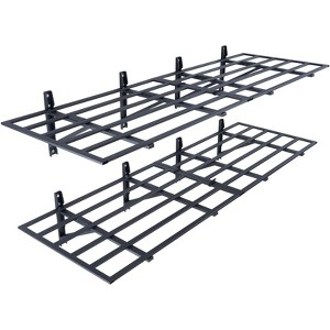 Munora 72" x 24.8" Heavy Duty Wall Mounted Garage Shelving (2-Pack) - 1600 lbs Total Capacity Storage Rack - 1 of 4