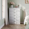 Famapy Dresser 5-Drawer Chest,Stable Base,Anti-Tip Hardware,Easy Clean,Tall Storage Cabinet,Side Tatble,Bedroom & Closet Home office Organizer - 2 of 4