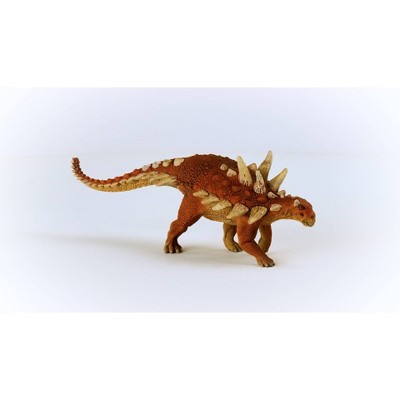 Gastonia Red and Beige Dinosaur Figurine with Spikes