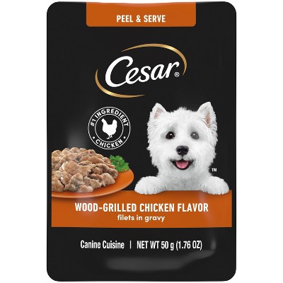 Cesar Pouch Grilled Chicken Flavor Wet Dog Food - 1.76oz