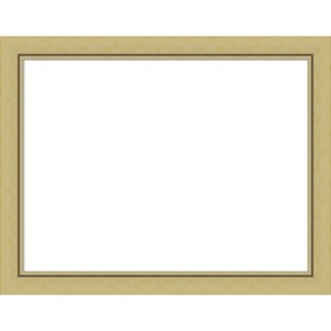 Amanti Art Landon Gold Narrow Framed Dry Erase Magnetic Board - 1 of 4