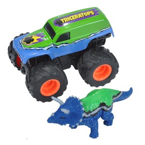 Wild Republic Adventure Mini Truck Triceratops Figurines, 2 Pieces - 1 of 1