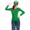 Nintendo Super Mario Luigi Adult Elevated Halloween Costume Accessory Kit One Size Fits Most - 2 of 4