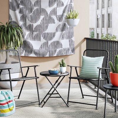 Steel mesh patio chairs hot sale