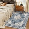 HOMCOM Area Rug, Vintage Machine Washable Rug, Non-Slip Floor Carpet for Living Room, Bedroom, Dining Room, Home Office - 3 of 4