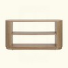 KIGFTSOD Modern Console Table - Slim Design with Open Shelf & Wood Grain, Versatile for Entryway, Hallway & Living Room - 4 of 4