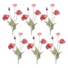 Poppy Floral Spray (Set of 6) - 3 of 4
