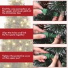 Whizmax 4.5ft Pre-Lit Artificial Holiday Christmas Tree with 200 Lights,Berry Clusters and Light Box for Home Office Decoration - 4 of 4