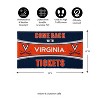 Evergreen Come Back with Tickets University of Virginia 28" x 16" Woven PVC Indoor Outdoor Doormat - 2 of 4