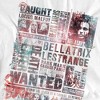 Harry Potter Death Eaters Most Wanted News Clippings Adult T-Shirt White - 2 of 4