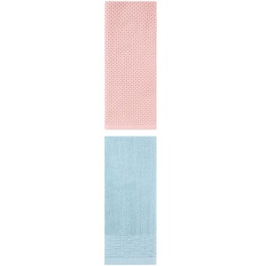 REGALWOVEN Cotton Soft Absorbent Hand Towel for Bathroom Kitchen Hotel Spa 14" x 30"/13" x 30" 2 Pcs - 1 of 4