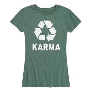 Women's - Instant Message - Recycle Karma Short Sleeve Graphic T-Shirt - 1 of 4