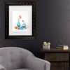 Trademark Fine Art - Lydia Jacobs  Orange And Blue Delight Matted Framed Art - 2 of 4