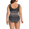 Lands' End Women's Tugless Tankini Top and High Waisted Bottom Swimsuit Set - 2 of 3