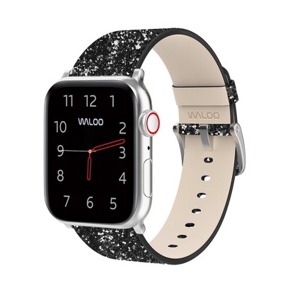 Waloo Classic Leather Band For Apple Watch - 38/40/41mm - White : Target