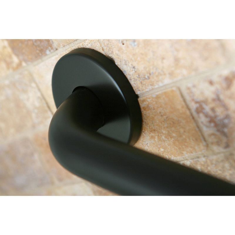 12&#34; Americana Grab Bar in Oil Rubbed Bronze - Kingston Brass, ADA Compliant, Corrosion-Resistant, Stainless Steel, 4 of 6