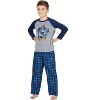 Harry Potter Boys' Raglan Shirt And Plaid Pajama Pants Set - 2 of 4