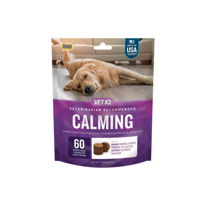 VetIQ Calming Chew Dog Supplements - Smoke - 60ct, 1 of 10